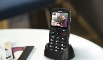 Fysic F10 - Eenvoudige Mobiele Telefoon voor Senioren – 4G GSM met SOS Paniekknop – Zwart