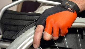 Revara Sports indoor - Rolstoelhandschoen - Oranje XS