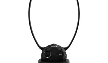 Fysic FH-76 Draadloze Gehoorversterker - Lichtgewicht gehoorapparaat met hoog draagcomfort - Zwart