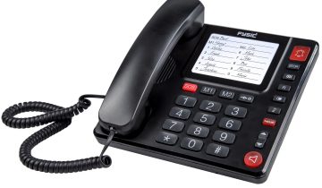 Fysic FX-3920 Senioren Telefoon - Extra luid gespreksvolume (+40dB) en Extra luid belvolume (+85dB)