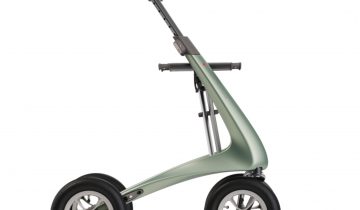 by ACRE Carbon Rollator Met Luchtbanden Overland - Defender Green