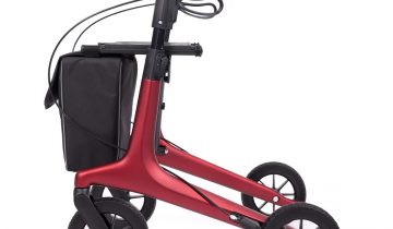 WheelzAhead Carbon All-In carbon rollator compleet en lichtgewicht Matt Dark Blue Large