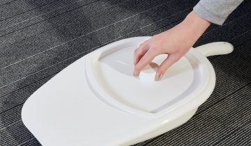 Vitility bedpan met deksel