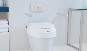Invacare - Toiletverhoger - Met armsteunen - AQUATEC AT-900 - Wit