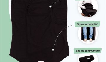 Belieff – Rolstoel deken pvc onderlaag – Dubbel gevoerd