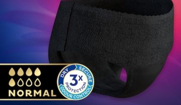 Tena Silhouette Normal Zwart - Lage Taille Medium - 1 pak van 10 stuks