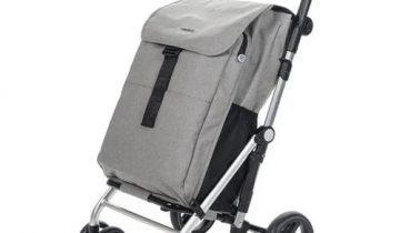Carlett Classic Family Boodschappentrolley - Tasinhoud 64L - Koelvak 12L - 4 wielen - Lichtgewicht - Opvouwbaar - Rood