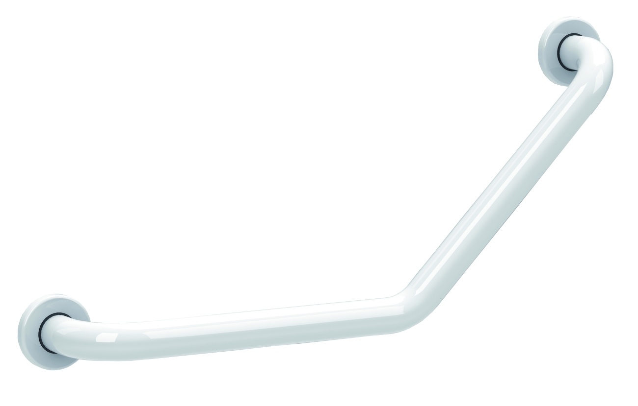 Wandbeugel gecoat staal - 90° gehoekt 30 x 60 cm links