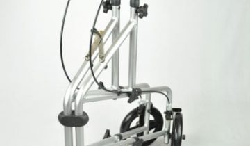 Aluminium 3-wiel Rollator zilver
