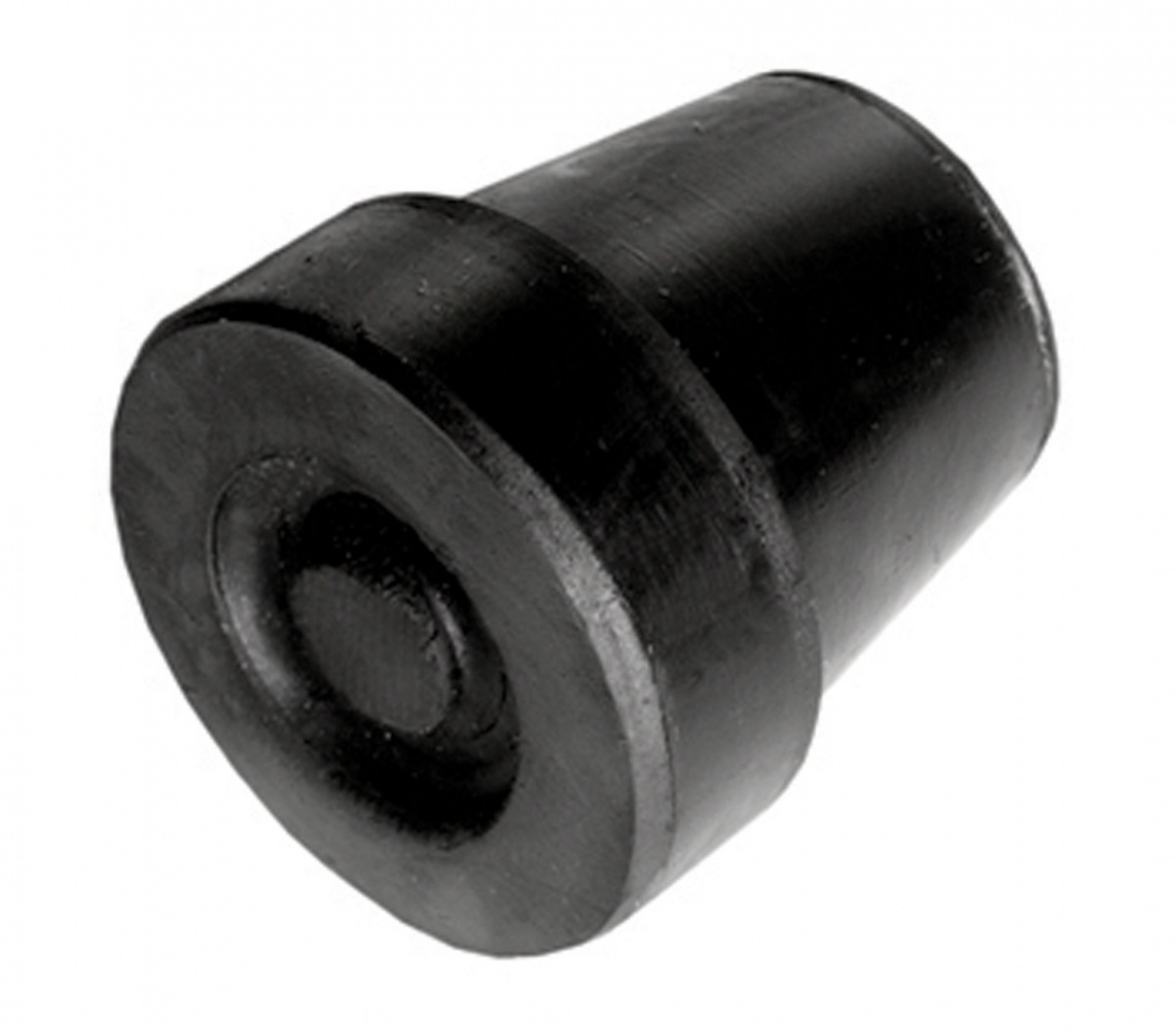 Kruk- en stokdoppen - 16 mm zwart 16 mm zwart