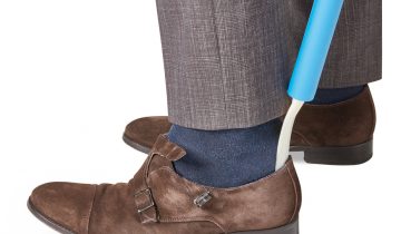 VITILITY Aankleedstok - schuim - Aantrekhulp - aankleedstok met aantrekhaak