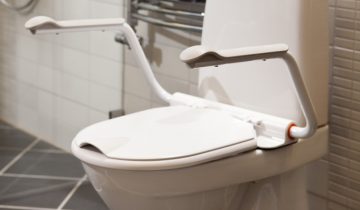 Support toiletbril met armsteunen - Etac