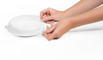 VITILITY Bordrand - Bord - Flexibele bordrand - Hulpmiddel met eten