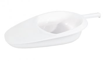 Vitility bedpan met deksel