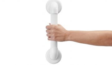VITILITY Wandbeugel - Klein 30 cm - Toiletbeugel - Wit - Wandbeugel badkamer - Handgreep douche