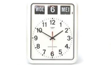 Twemco BQ12A - Klok - Rechthoekig - Kunststof - 7.5x38 cm - Zwart