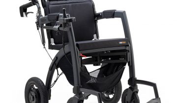 Rollz Motion Electric opvouwbare 3-in-1 rollator, transportstoel en elektrische rolstoel met joystickbesturing