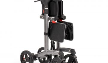 MultiMotion Trollimaster RA60 lichtgewicht rollator stabiel voor binnen en buiten Zithoogte 60 cm - wit