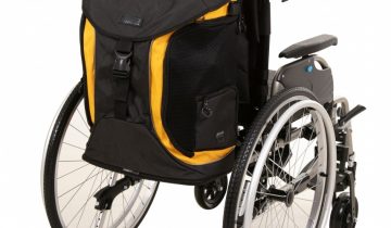 Torba Go Rolstoel & Scootmobieltas - GO De Luxe - Groot - Zwart met Gele streep