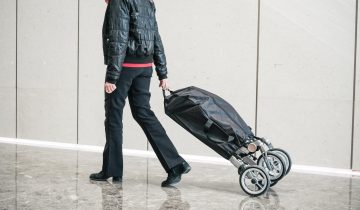 Trive, compacte rollator door het vernuftig opvouwsysteem Trive Terracotta