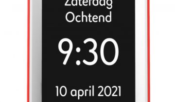 Sprekende kalenderklok van BBrain Zwart