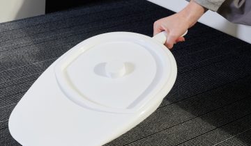 Vitility bedpan met deksel