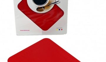 Anti-slip matten rechthoekig - L 45 x B 38 cm geel - Able2