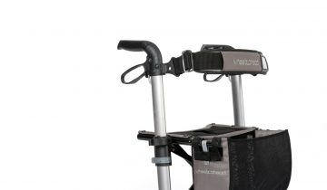 WheelzAhead Track 4.0 antraciet lichtgewicht rollator