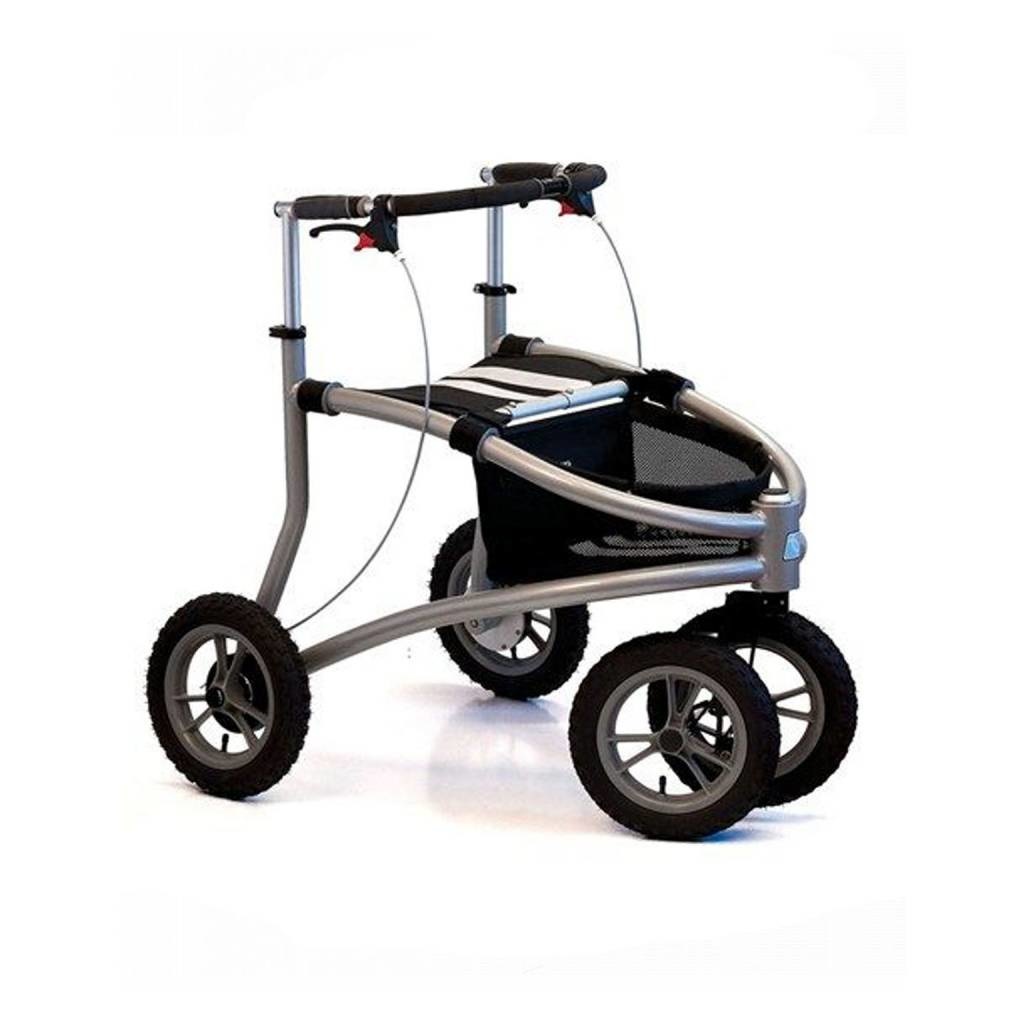 Trionic Veloped Sport: voor oneffen terrein 12" Medium, Zwart-Wit-Wit zitting