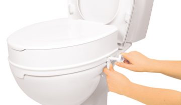 VITILITY Toiletverhoger met deksel 10 cm - Wc bril - Verhoogd toilet - Toiletstoel