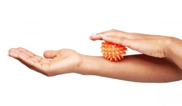 VITILITY Massagebal - extra groot - Handtrainer - Massage-accessoire - triggerpoint bal