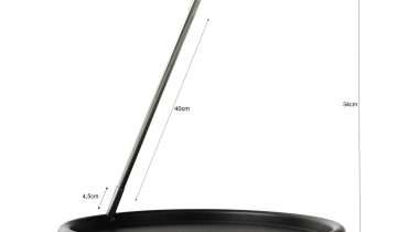 Dienblad – Plateau - Uniek dienblad - Dienblad rond – Plateau dienblad - Dienblad zwart – Dienbladen – Dienblad antislip – Serveerschalen – Balance tray – Zelf balancerend – Eenhandig