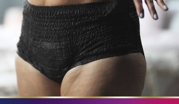 TENA Silhouette Plus High Waist Zwart - Maat M - 9 Stuks