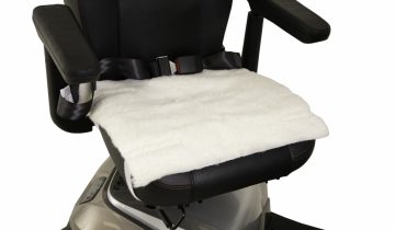 Schapenvacht voor rolstoel - rug - zitting