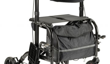 MultiMotion  Duo rollator antraciet (rollator & rolstoel in 1)