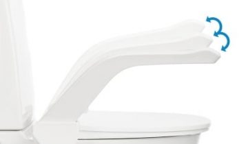 My-Loo toiletverhoger vaste montage - 10 cm met armsteunen