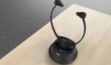 Fysic FH-76 Draadloze Gehoorversterker - Lichtgewicht gehoorapparaat met hoog draagcomfort - Zwart