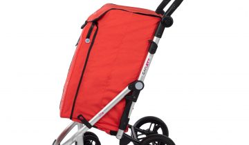 Carlett Lett 460 Cooler TXT Boodschappentrolley - 40 L - 4 wielen - opvouwbaar - koelvak - veiligheidsrem - zwart