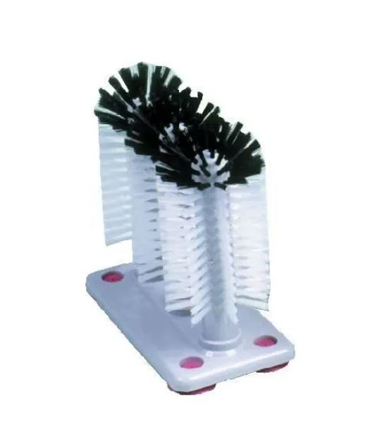 Glazenspoelborstel 3-dlg 18 cm nylon