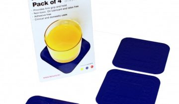 Anti-slip onderzetters - geel