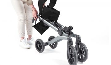 VITILITY Rollator - Sequoia Red - Rollator - Lichtgewicht - Dubbel opvouwbaar - Rugsteun- Wandelstokhouder