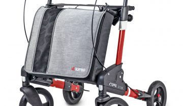 Topro Troja Odysse Rood M - Dubbel Opvouwbare Rollator