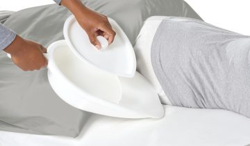Vitility bedpan met deksel