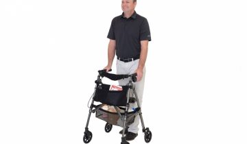 Fold N Go Rollator blauw