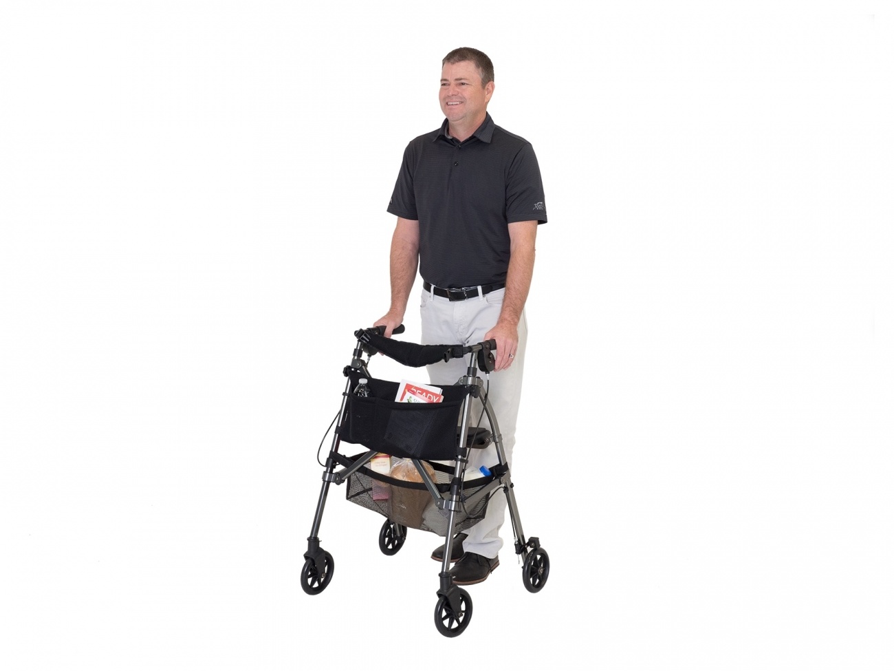 Fold N Go Rollator blauw