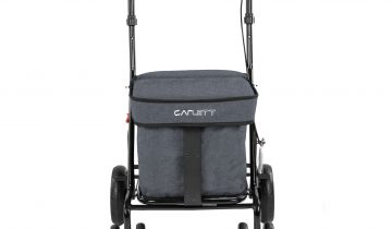 Carlett Lett700 Boodschappentrolley - 32 L - 4 wielen - zitten - opvouwbaar - veiligheidsrem - Turkoois