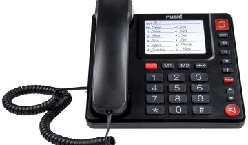 Fysic FX-3920 Senioren Telefoon - Extra luid gespreksvolume (+40dB) en Extra luid belvolume (+85dB)