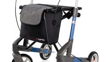 Rollator Topro Troja 5G (Zachte wielen | 7,8 kg) - Zwart - Maat S