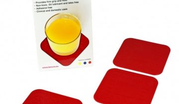 Anti-slip onderzetters - geel