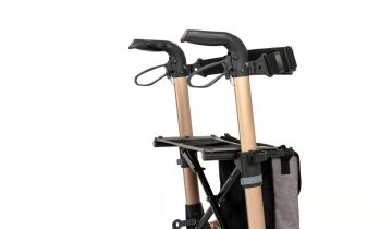 WheelzAhead Track 4.0 antraciet lichtgewicht rollator